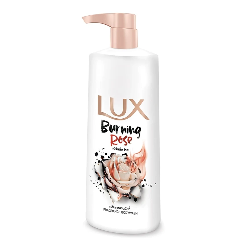 ГелЬ для душа бархатистый и чувственный аромат Пылающая роза Burning Rose LUX, 450 мл