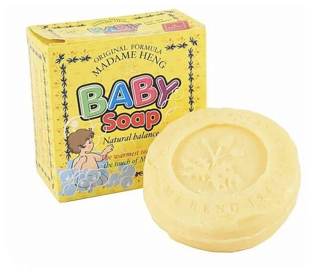 Детское гипоалергенное натуральное мыло Madame Heng Baby Soap Natural Balance, 150 гр