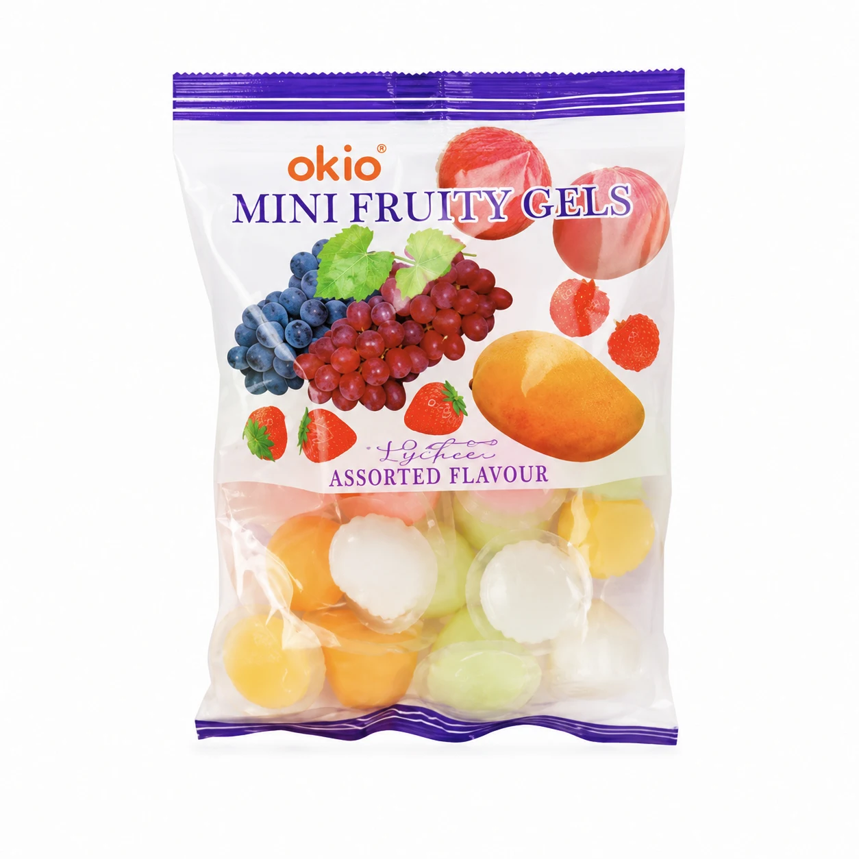Фруктовое мини-желе "Микс вкусов" Okio Mini, 270 гр
