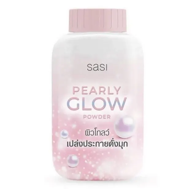 Рассыпчатая легкая пудра на каждый день Жемчужное сияние SASI Pearly Glow, 50 гр