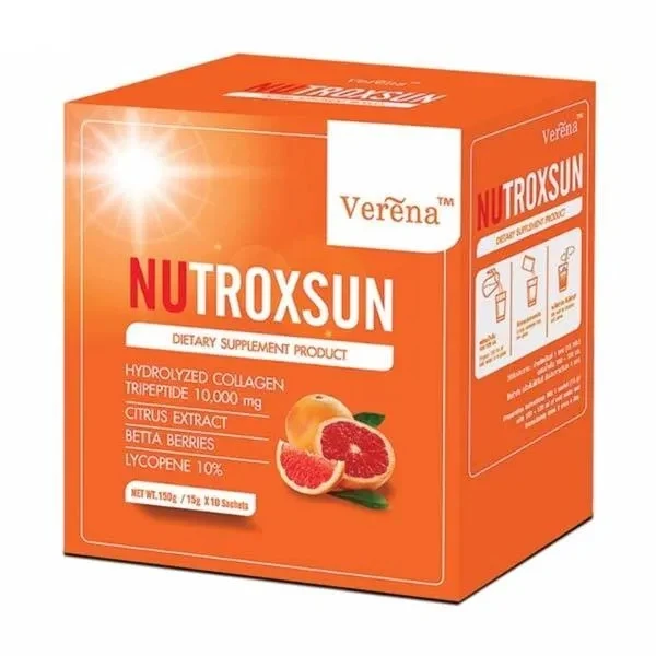 Питьевой Коллаген 10 000 С Каротином Verena NutroxSun, 10 саше по 15 гр