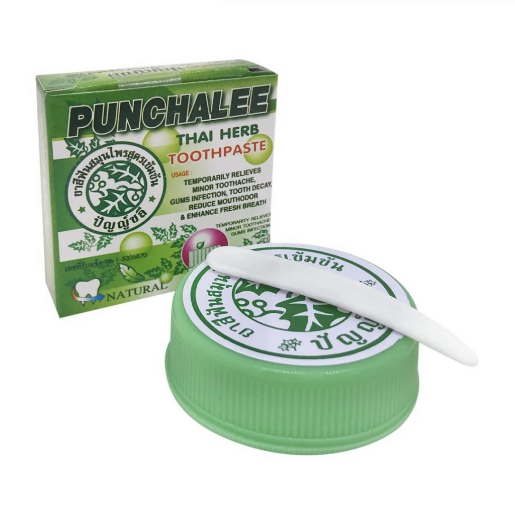 Тайская зубная паста с травами PUNCHALEE Thai Herb Toothpaste, 25 гр
