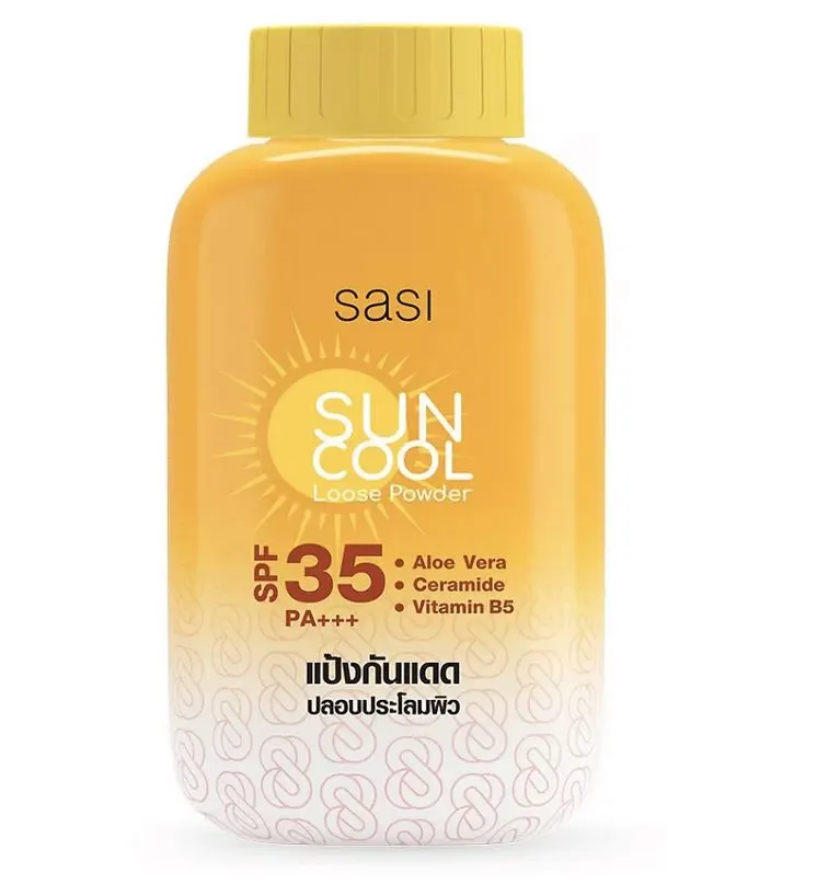 Рассыпчатая пудра охлаждающая и с защитой от солнца SPF 35 PA+++ SASI by Srichand, 50 гр