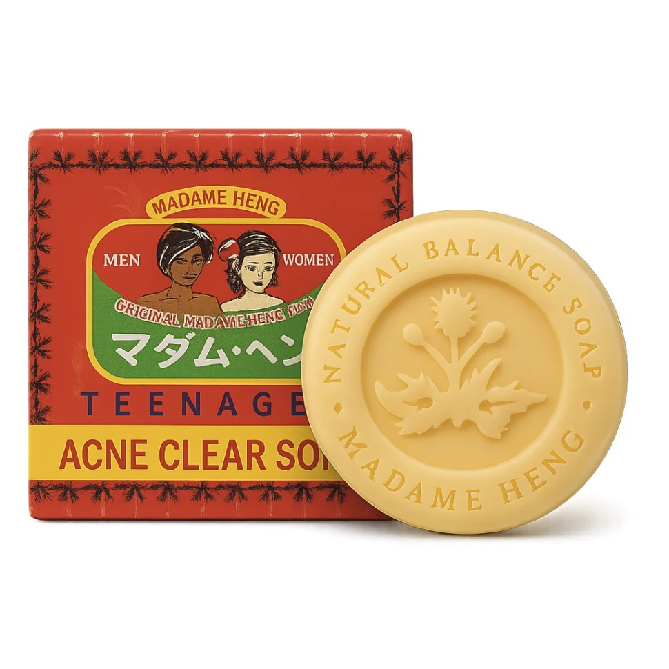 Мыло против акне с листьями чайного дерева Madame Heng Acne Clear Soap, 150 гр