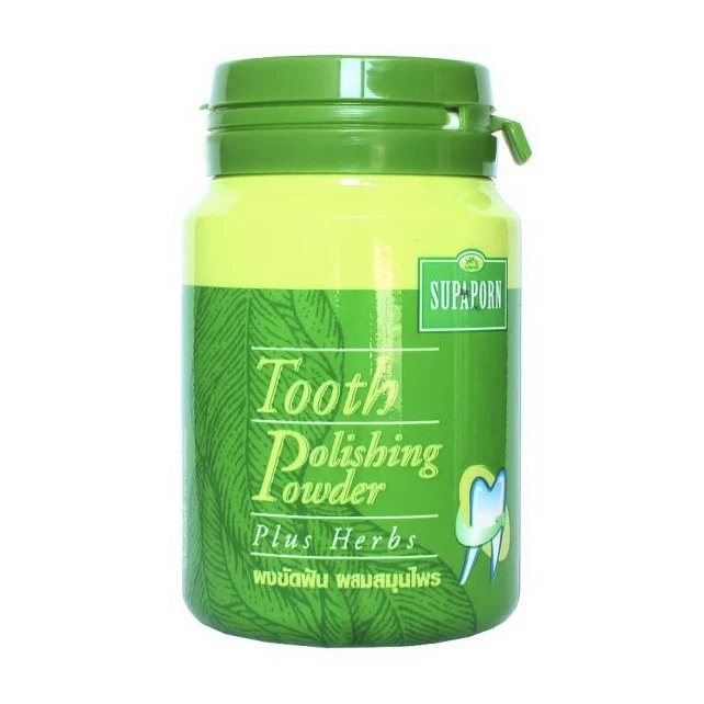 Зубной порошок на основе натуральных трав Supaporn Tooth Powder, 90 гр