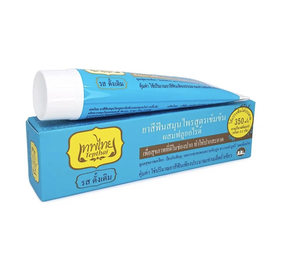 Концентрированная травяная зубная паста Тептай Оригинальная Tepthai Toothpaste, 70 гр