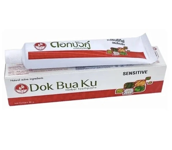 Зубная паста на травах для чувствительных зубов Twin Lotus Dokbuaku Sensitive, 90 гр