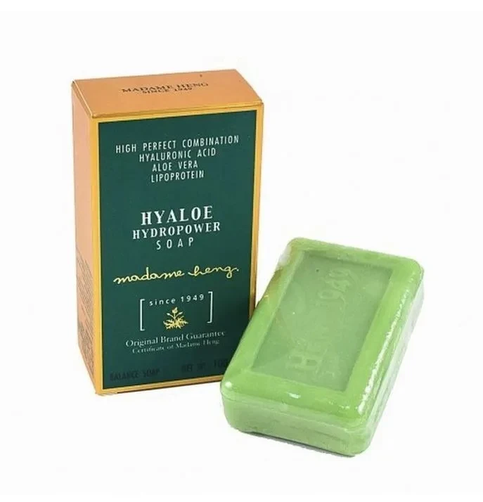 Мыло с Гиалуроновой кислотой, Алое Вера и Липопротеинами Madame Heng Hyaloe Soap, 100 гр