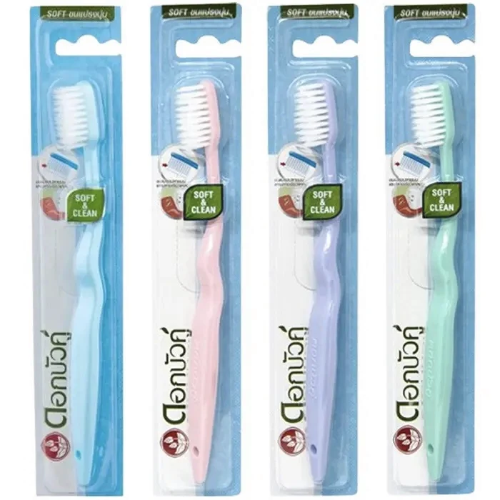 Зубная щетка с мягкой ультратонкой щетиной Twin Lotus Soft & Clean Toothbrush