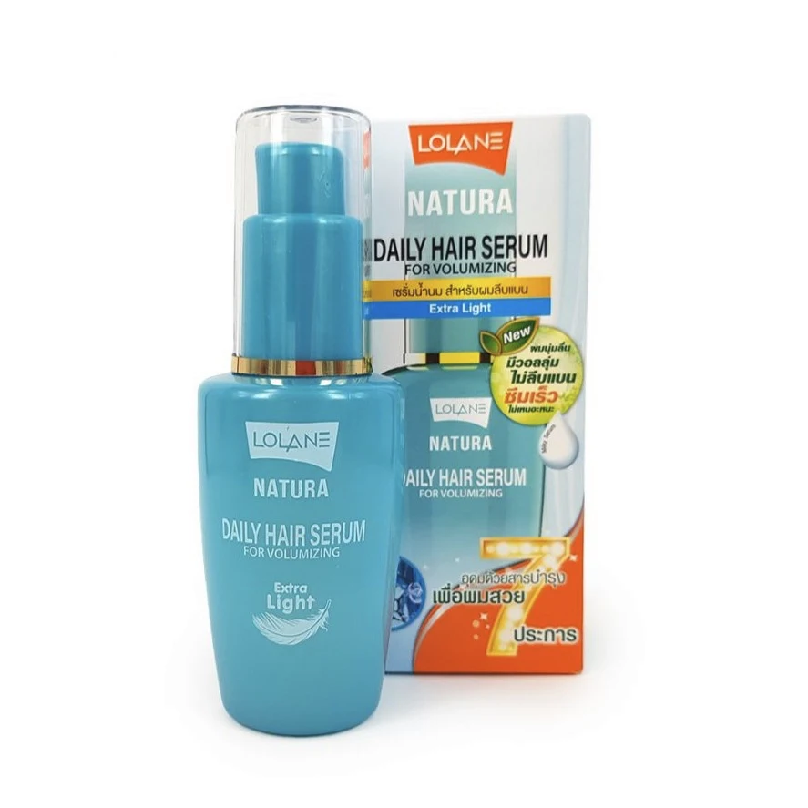 Восстанавливающая сыворотка с экстралегкой формулой для объема волос LOLANE Daily Hair Serum For Volumizing, 50 мл