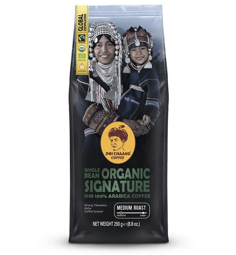 Кофе зерновой органический Doi Chaang Coffee Organic Signature, 250 гр