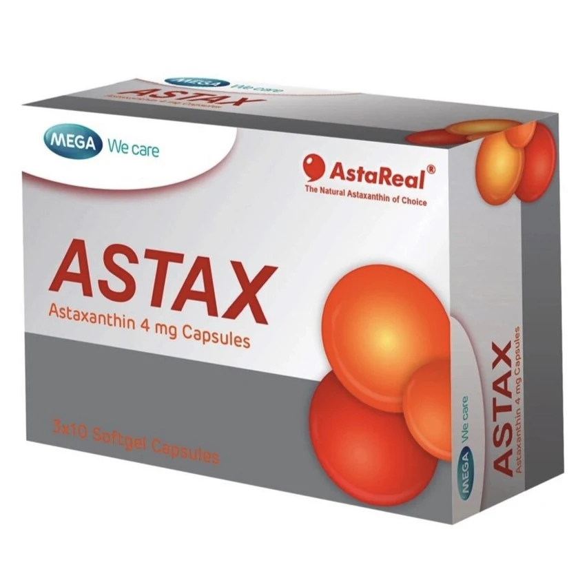 Астаксантин мощный антиоксидант 6мг Mega We Care Astax, 30 капсул