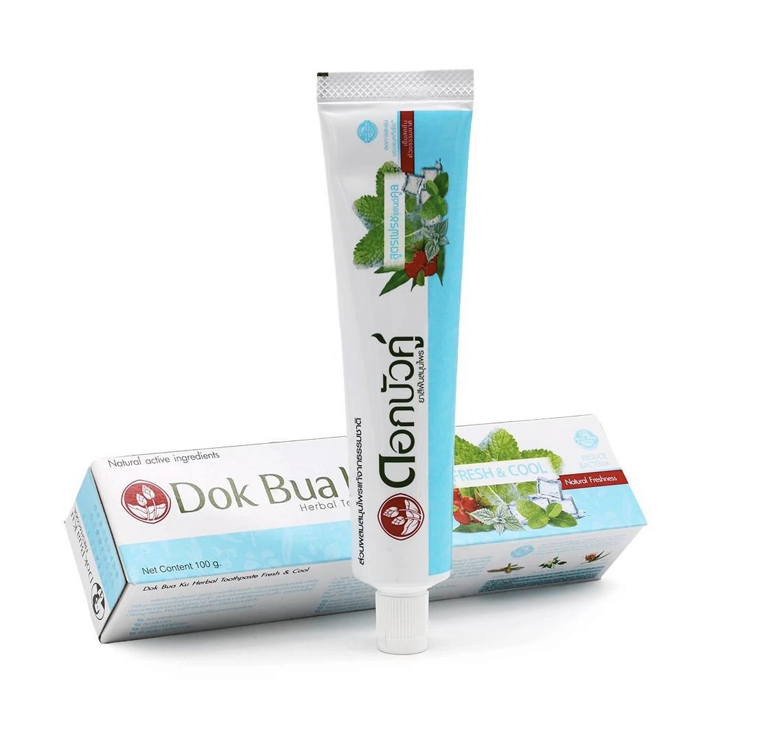 Травяная зубная паста с охлаждающим эффектом Twin Lotus Cool and Fresh, 30 гр