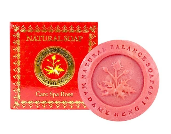 Натуральное СПА мыло Роза Madame Heng Natural Soap Care SPA Rose, 150 гр