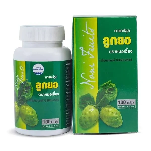 Капсулы Нони (Noni) иммуномодулятор широкого спектра Kongka Herb, 100 капс