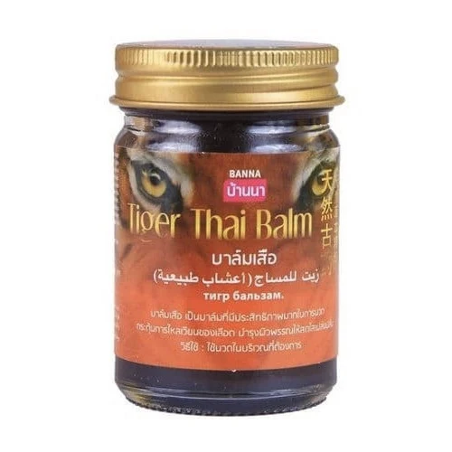 Тайский тигровый бальзам Banna Tiger Thai Balm, 50 гр