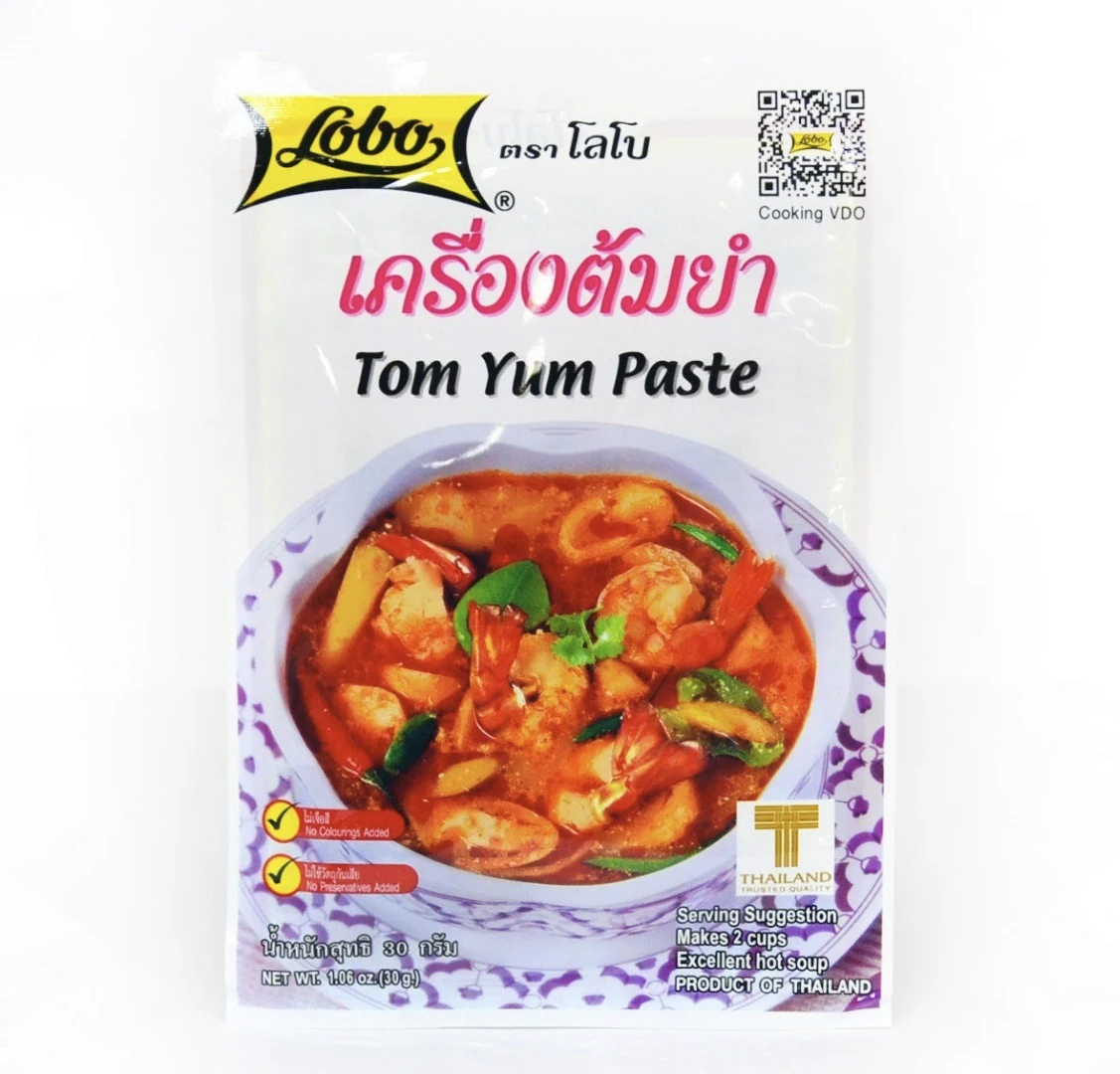 Паста для приготовления острого тайского супа Том Ям Lobo Tom Yum Paste, 30 гр