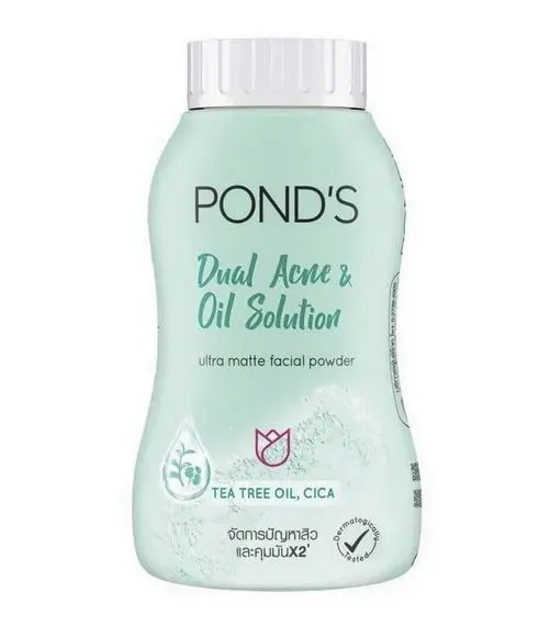 Ультраматирующая пудра для жирной и проблемной кожи POND'S Dual Acne & Oil Solution, 50 гр