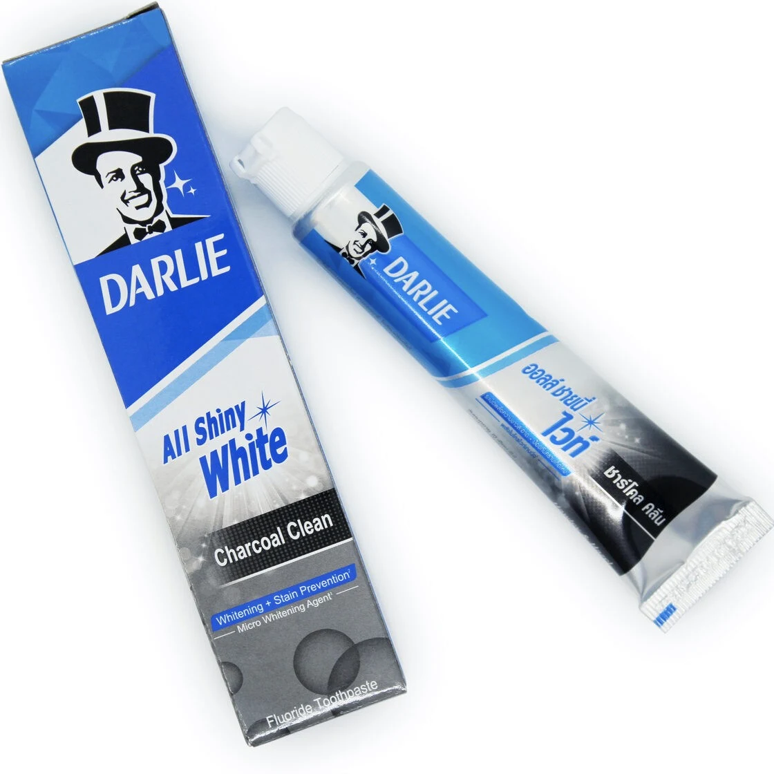 Отбеливающая зубная паста с бамбуковым углем Darlie White Charcoal, 140 гр