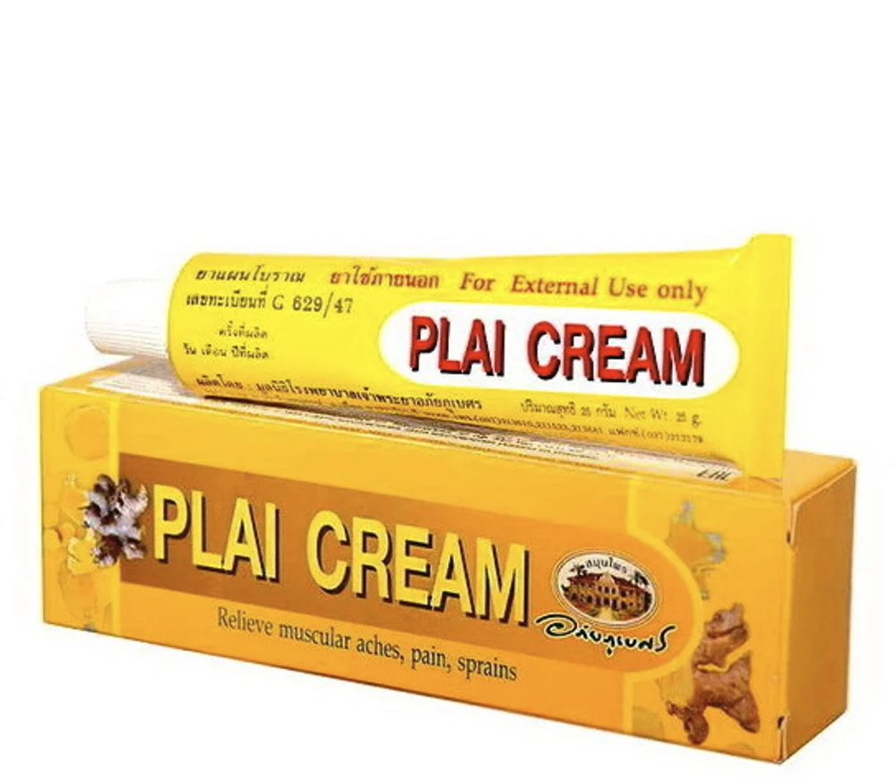 Крем для заживления ушибов, рассасывания синяков и гематом Plai cream Abhaibhubejhr, 25 гр