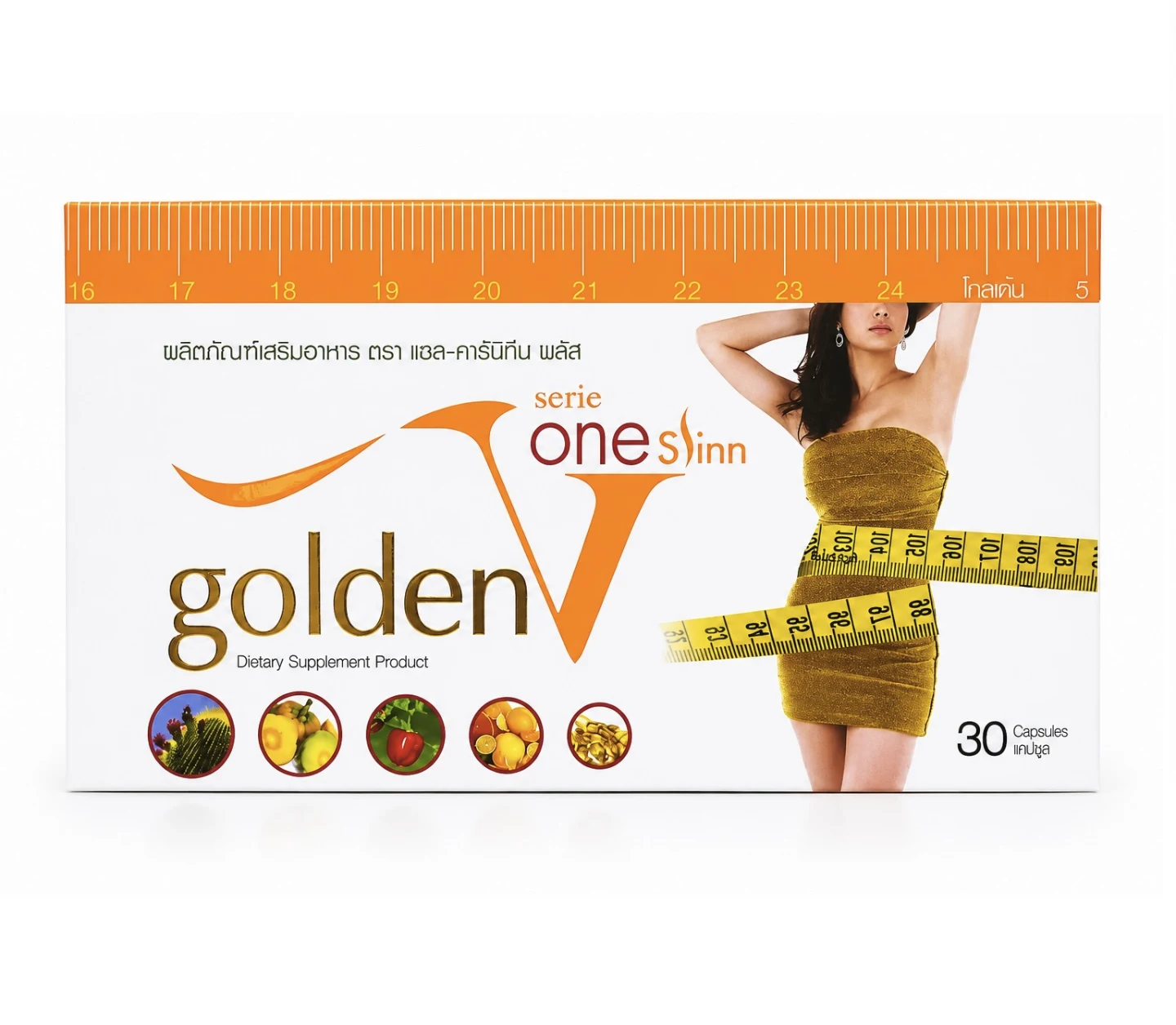 Очень эффективные, проверенные и безопасные капсулы для похудения! Golden V, курс на 1 месяц, 30 капсул