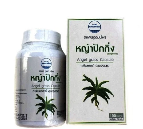 Капсулы для чистки лимфы и онкопротекторного действия Kongkaherb Angel Grass, 100 капсул