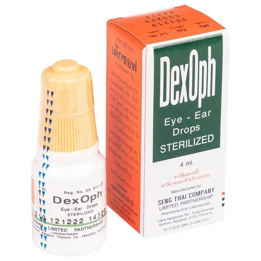 Капли для глаз и ушей Dexoph Eye-Ear Drops, 4 мл