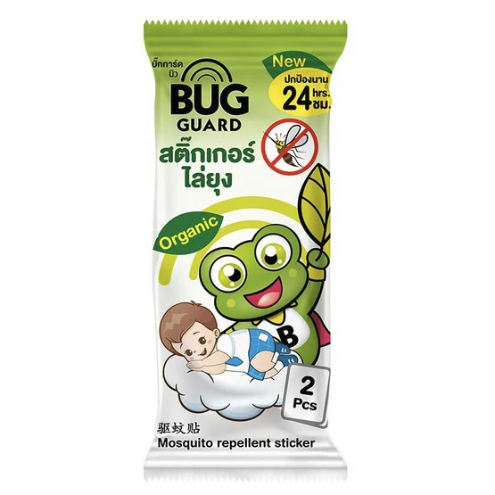 Наклейка с органическим репеллентом от комаров Bug Guard, 2 шт