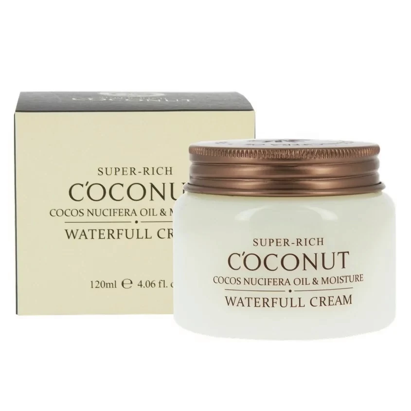 Увлажняющий антивозрастной Кокосовый крем Esfolio Super-Rich Coconut Waterfull Cream, 120 мл