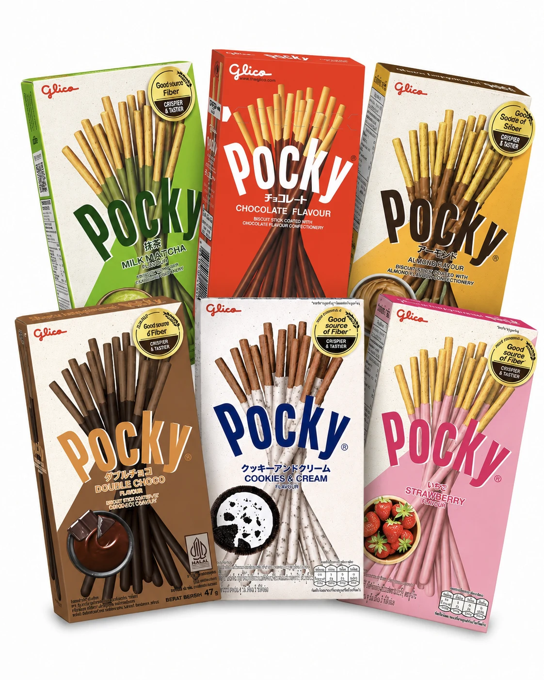 Печенье - палочки Покки Pocky Glico, 39-45гр