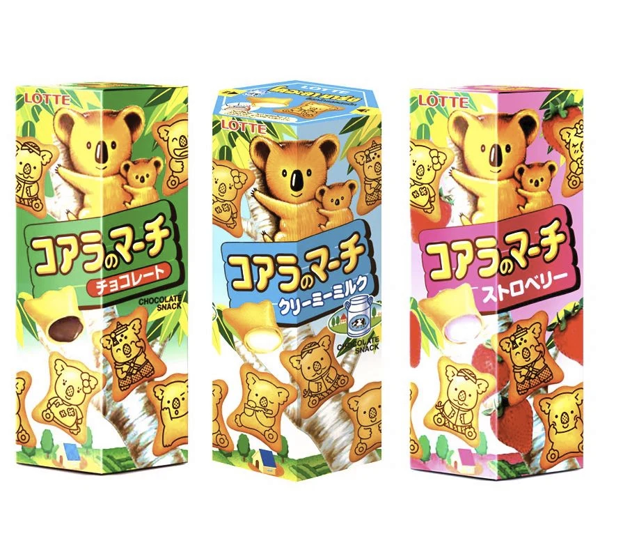 Печенье Коала Lotte Bear с начинкой, 33 гр