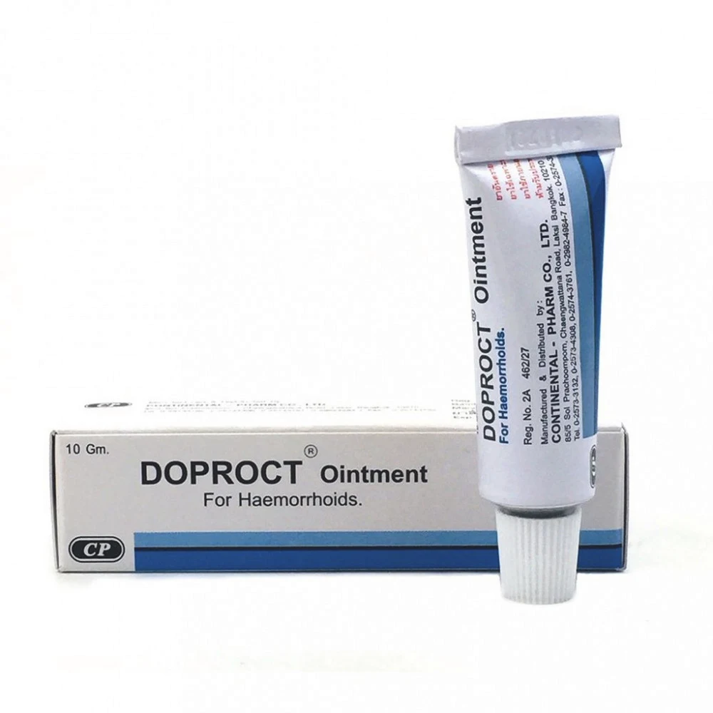 Крем DOPROCT от внутреннего и наружного геморроя, 10 гр