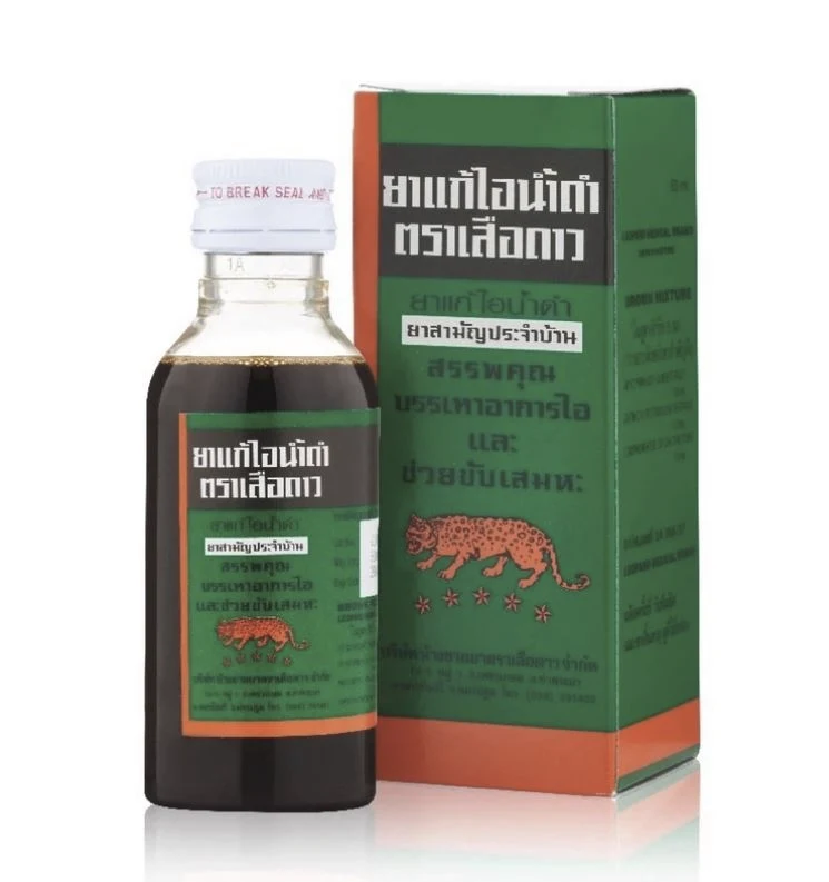Микстура от кашля на основе солодки Leopard Brand, 120 мл