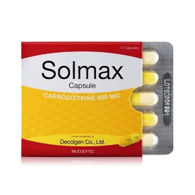 Капсулы от кашля Solmax, 10 капс