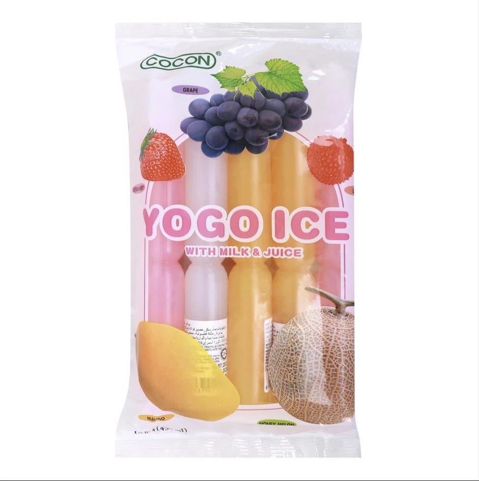 Фруктовый лед Yogo Ice для заморозки ассорти вкусов Cocon, 450 г
