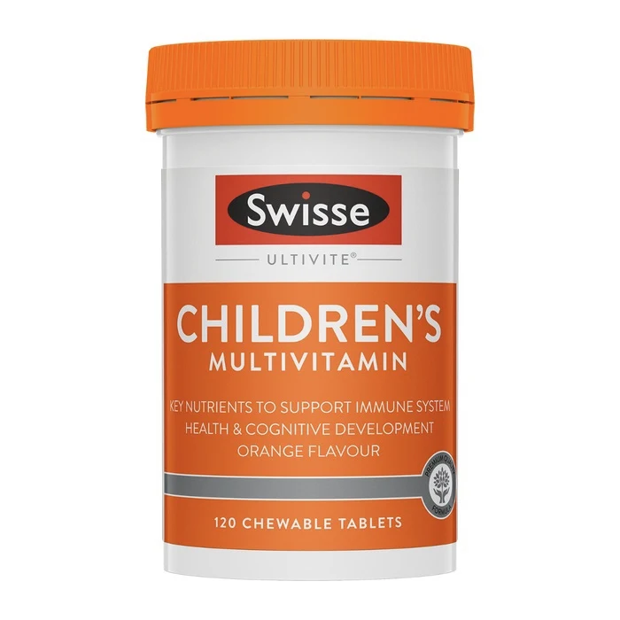 Swisse детские мультивитамины для иммунитета и общего развития Children's Multivitamin, 120 таблеток