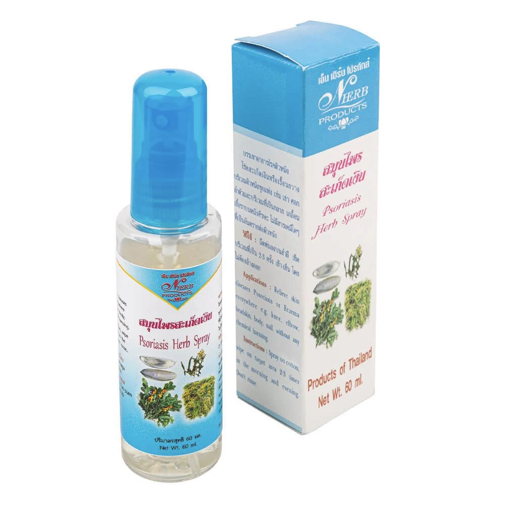 Спрей травяной против экземы и псориаза N Herb Products Psoriasis Herb Spray, 60 мл