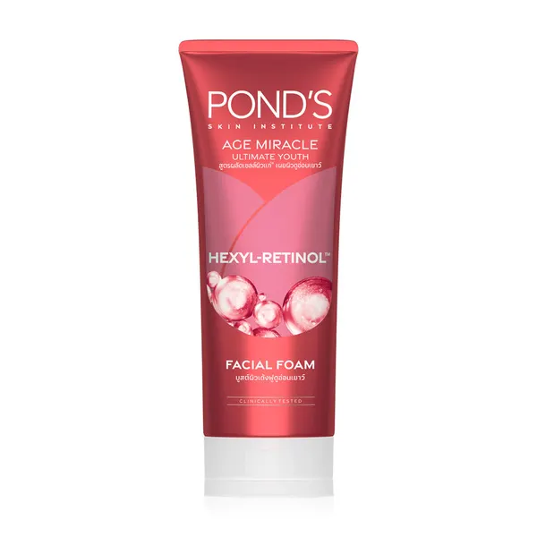 Антивозрастная пенка для умывания с гексил-ретинолом POND'S, 90 мл
