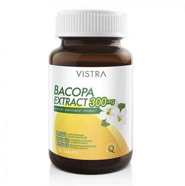 Экстракт Бакопа VISTRA Bacopa Extract 300 мг, 30 табл