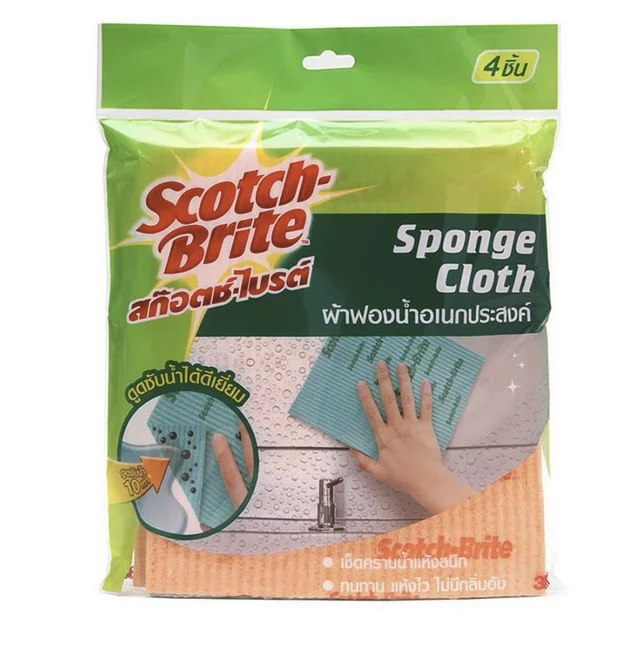 Салфетка для уборки 3M Scotch-Brite Ультра Впитывающая, 4 шт