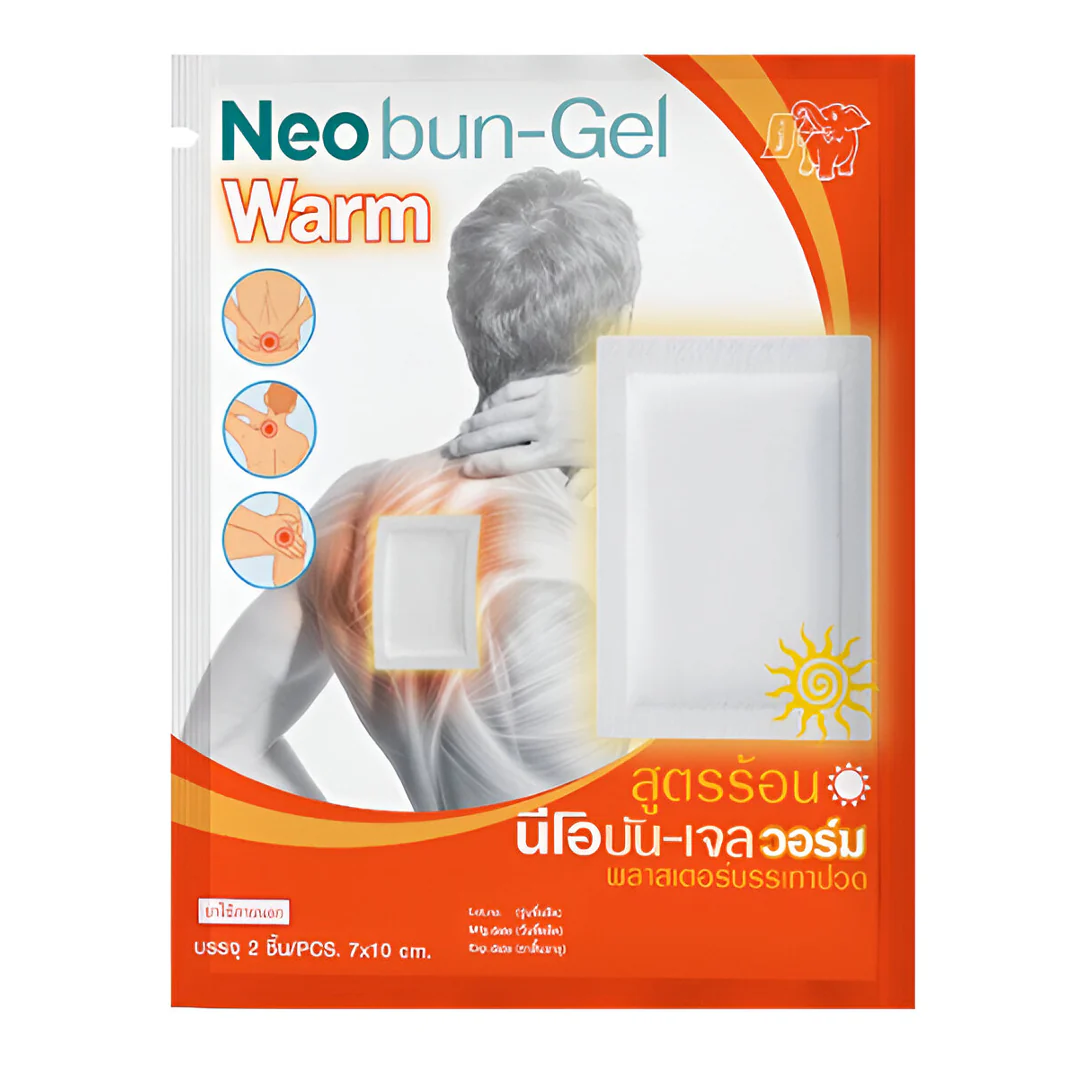 Согревающий пластырь от болей в мышцах Neobun-Gel 7*10 см, 2 шт