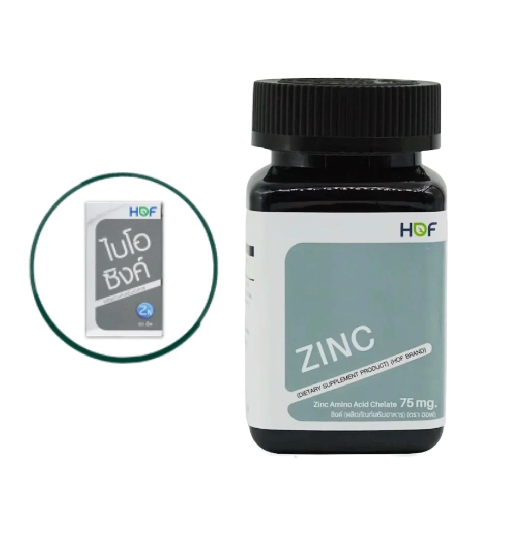 Цинк Хелат Hof Bio Zinc Chelate 75 mg, 30 капсул