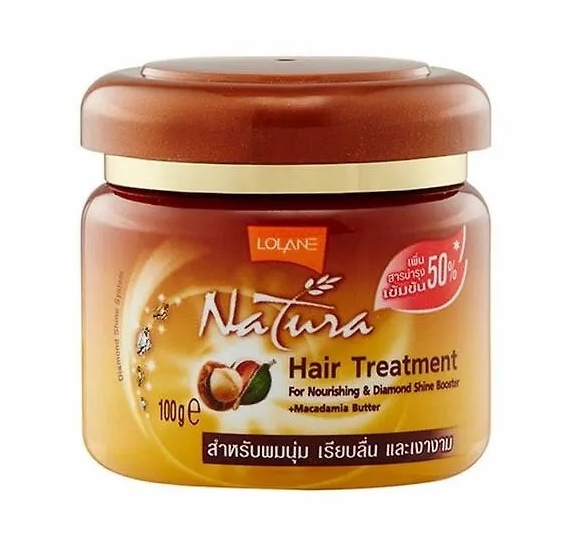 Лечебная маска для волос с маслом ореха макадамии LOLANE Hair treatment Macadamia, 100 гр
