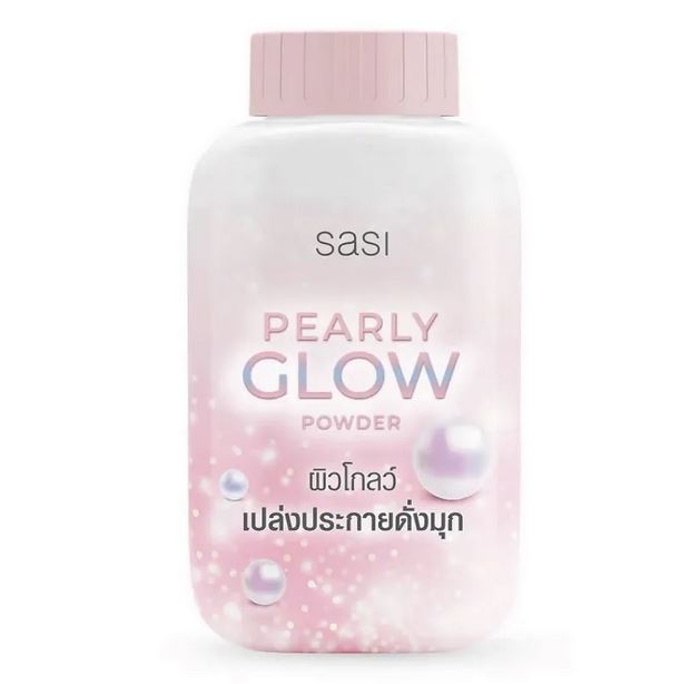 Рассыпчатая легкая пудра на каждый день Жемчужное сияние SASI Pearly Glow, 50 гр