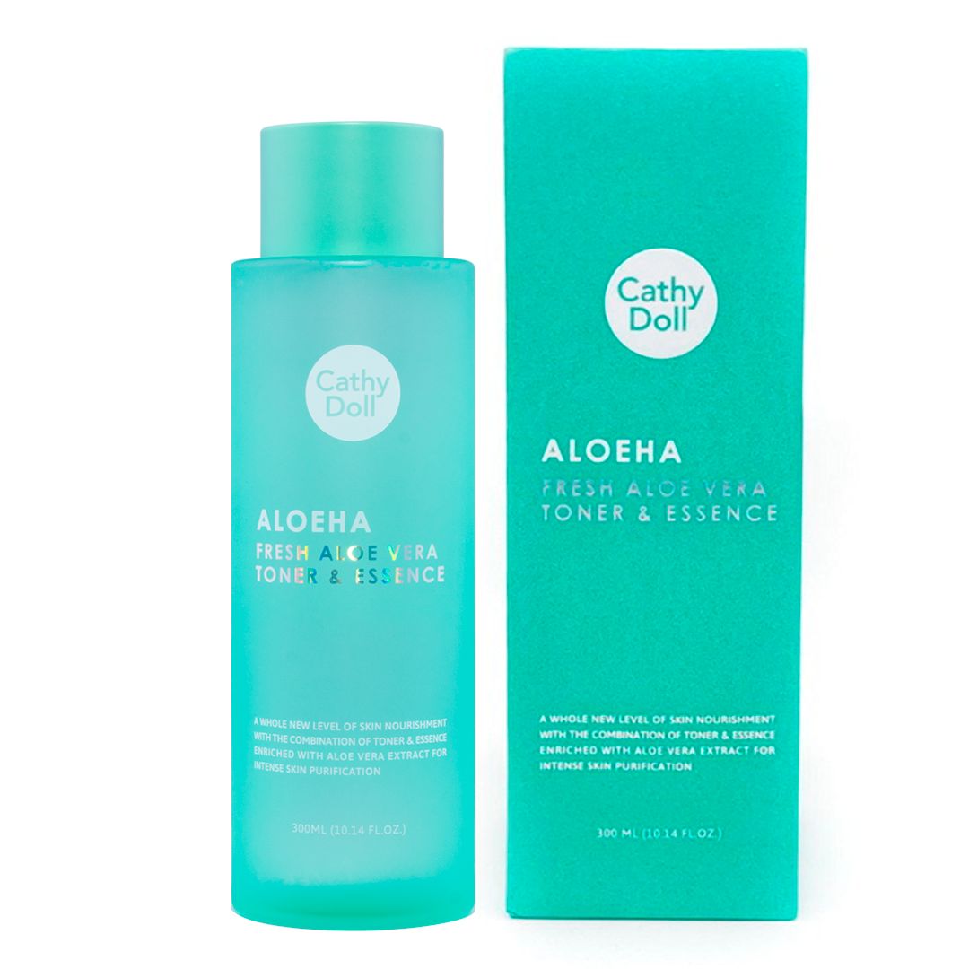 Тонер - эссенция Алоеха с Алоэ Вера Karmart Cathy Doll Aloeha Aloe Toner, 300 мл