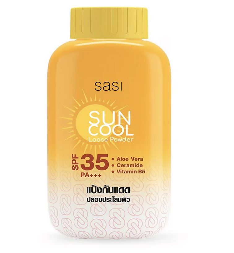 Рассыпчатая пудра охлаждающая и с защитой от солнца SPF 35 PA+++ SASI by Srichand, 50 гр