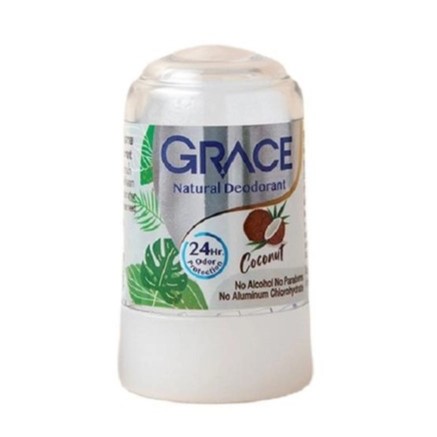 Натуральный соляной дезодорант "Кристалл" Кокос Green Herb Salt Crystal Deodorant, 70 гр