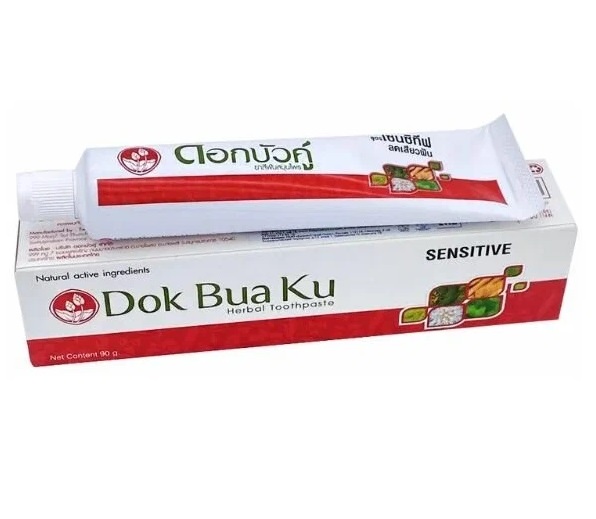 Зубная паста на травах для чувствительных зубов Twin Lotus Dokbuaku Sensitive, 90 гр