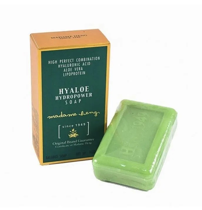 Мыло с Гиалуроновой кислотой, Алое Вера и Липопротеинами Madame Heng Hyaloe Soap, 100 гр
