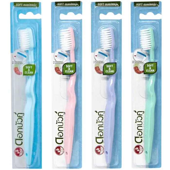 Зубная щетка с мягкой ультратонкой щетиной Twin Lotus Soft & Clean Toothbrush